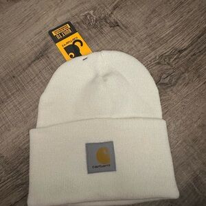 Carhartt Classic White Knit Beanie NWT